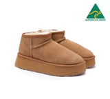 UGG Boots - Urban UGG® Australian Made Sheepskin Wool Ankle Boots Ultra Mini Platform