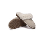 UGG Slippers - AS UGG Slipper Double Faced Sheepskin Waffle Curly