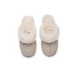 UGG Slippers - AS UGG Slipper Double Faced Sheepskin Waffle Curly