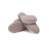 UGG Slippers - AS UGG Slipper Double Faced Sheepskin Waffle Curly