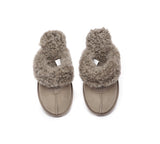 UGG Slippers - AS UGG Slipper Double Faced Sheepskin Waffle Curly