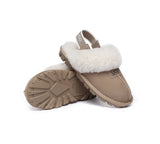 UGG Slippers - AUSTRALIAN SHEPHERD® UGG Sheepskin Wool Removable Strap Slingback Slippers Suzie Ll