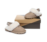 UGG Slippers - AUSTRALIAN SHEPHERD® UGG Sheepskin Wool Removable Strap Slingback Slippers Suzie Ll