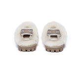 UGG Slippers - AUSTRALIAN SHEPHERD® UGG Sheepskin Wool Removable Strap Slingback Slippers Suzie Ll