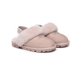 UGG Slippers - AUSTRALIAN SHEPHERD® UGG Sheepskin Wool Removable Strap Slingback Slippers Suzie Ll