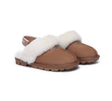 UGG Slippers - AUSTRALIAN SHEPHERD® UGG Sheepskin Wool Removable Strap Slingback Slippers Suzie Ll