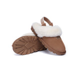 UGG Slippers - AUSTRALIAN SHEPHERD® UGG Sheepskin Wool Removable Strap Slingback Slippers Suzie Ll