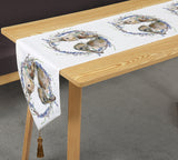 Accessories - Bunny Table Runner With Tassels