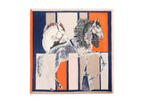 Accessories - Printed Square Rayon Silk Scarf Multiple Patterns And Colours