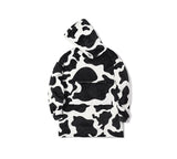 Apparel - Kids Reversible Hoodie Blanket Cow Pattern