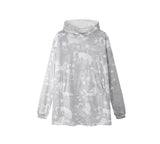 Apparel - Reversible Hoodie Blanket Unisex Grey Unicorn