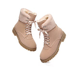 Fashion Boots - AS UGG Women Fashion Chunky Boots Mina