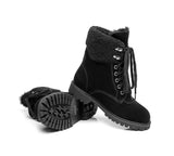 Fashion Boots - AS UGG Women Fashion Chunky Boots Mina