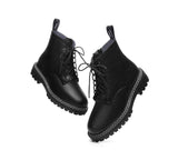 Fashion Boots - TA Lana Lace Up Boots Black High Top