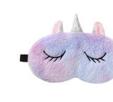 Faux Fur Ultra Plush Unicorn Eye Mask