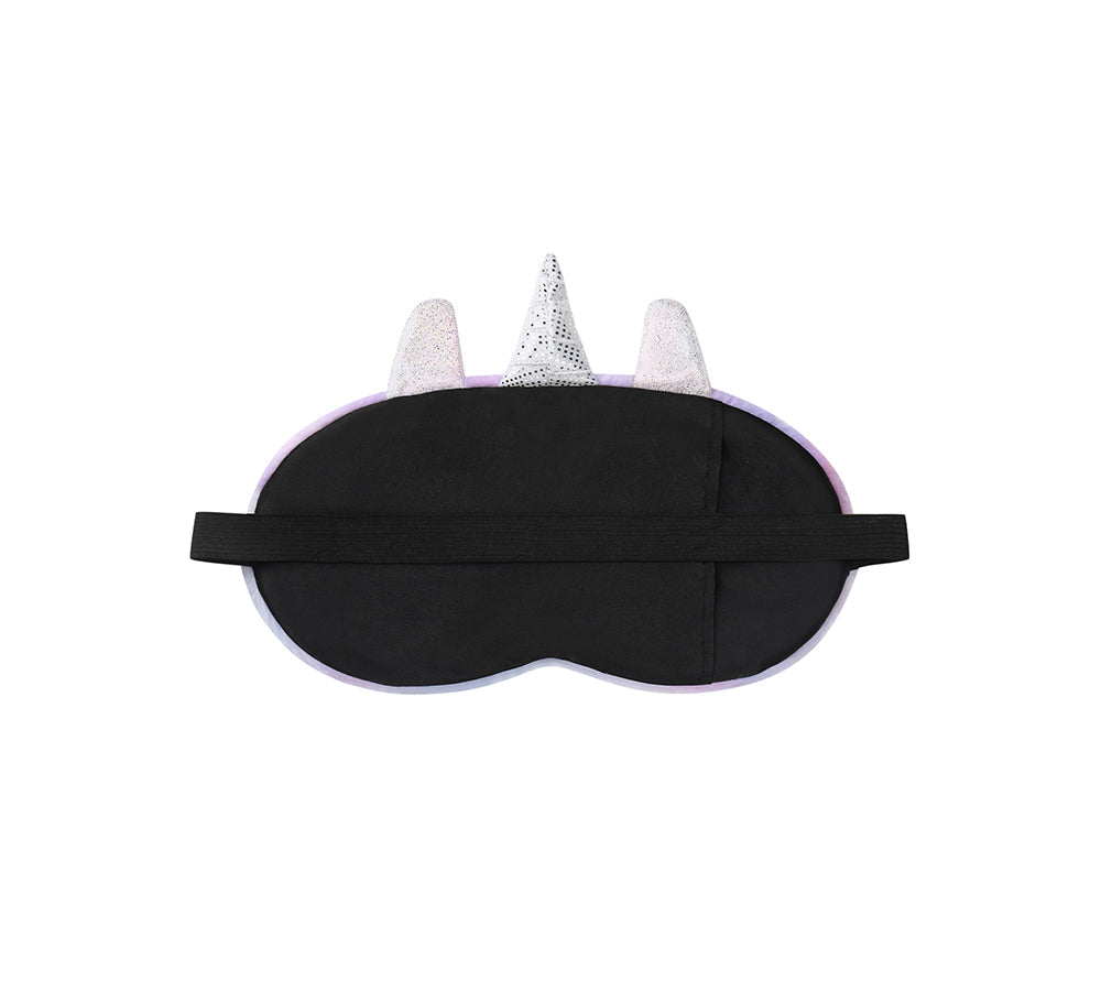 Faux Fur Ultra Plush Unicorn Eye Mask
