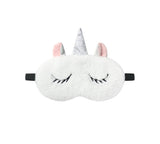 Faux Fur Ultra Plush Unicorn Eye Mask