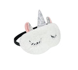 Faux Fur Ultra Plush Unicorn Eye Mask