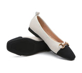 Flats - Ballet Flat With Metal Buckle Décor Women Lilian