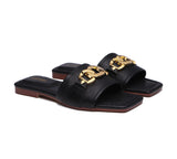 Flats - Open Toe Leather Flat Sandals Women Chela