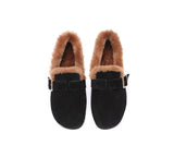 Flats - Shearling Lined Suede Loafer Women Mona