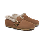 Flats - Shearling Lined Suede Loafer Women Mona