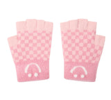 Gloves - Kids Knit Fingerless Ultra Plush Knit Gloves