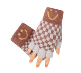 Gloves - Kids Knit Fingerless Ultra Plush Knit Gloves