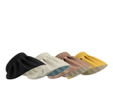 Hats - 2 In 1 Visor Reversible Wide Brim Headband Foldable Cap Lavinia