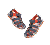 Kids Shoes - Kids Hook And Loop Roma Sporty Kids Sandals