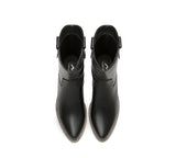 Leather Boots - Women Leather Boots Claudia Mid Calf Pointed Toe