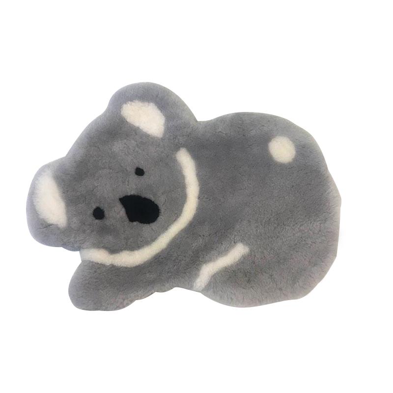 Others - Genuine Australian Sheepskin Soft Decoration Koala Rug - Grey (1881704464442)