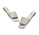 Sandals - Open Toe Woven Flat Sandals Women Taunia