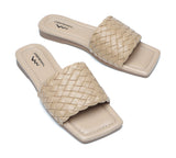 Sandals - Open Toe Woven Flat Sandals Women Taunia