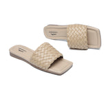 Sandals - Open Toe Woven Flat Sandals Women Taunia