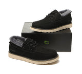 Shoes - Lace Up Sheepskin Casual Men Shoes Trekker