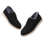 Shoes - Lace Up Sheepskin Casual Men Shoes Trekker