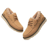 Shoes - Lace Up Sheepskin Casual Men Shoes Trekker