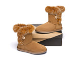 UGG Boots - AS UGG Short Button Boots Donna