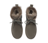 UGG Boots - Lace-up Sheepskin Boots Women Short Stark