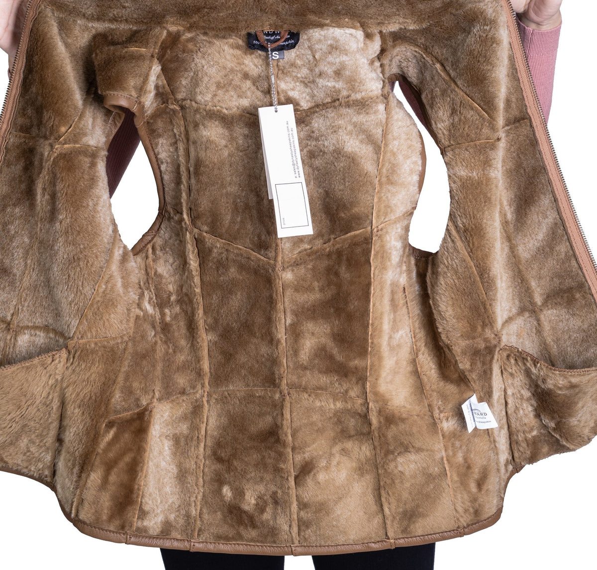 Ladies Nappa Vest #9988002 (2437322571834)