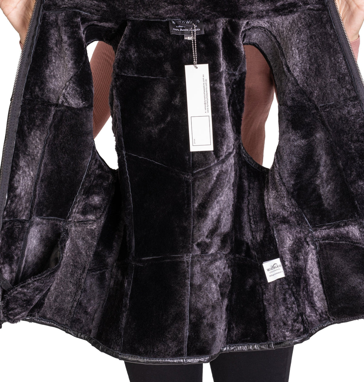 Ladies Nappa Vest #9988002 (2437322571834)