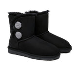 UGG Boots - Mini Sheepskin Twin Button Boots Aspen