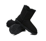 UGG Boots - Mini Sheepskin Twin Button Boots Aspen