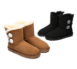 UGG Boots - Mini Sheepskin Twin Button Boots Aspen