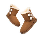 UGG Boots - Mini Sheepskin Twin Button Boots Aspen