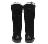 UGG Boots - Premium Australian Sheepskin Knee High Zipper Boots Women Swanston 5 Panel