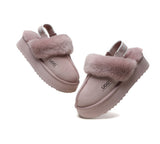 UGG Boots - Removable Strap Slingback UGG Slippers Women Muffin Platform