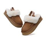 UGG Boots - Removable Strap Slingback UGG Slippers Women Muffin Platform