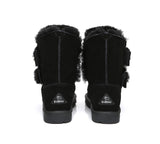 UGG Boots - Sheepskin Double Bow Boots Women Eira